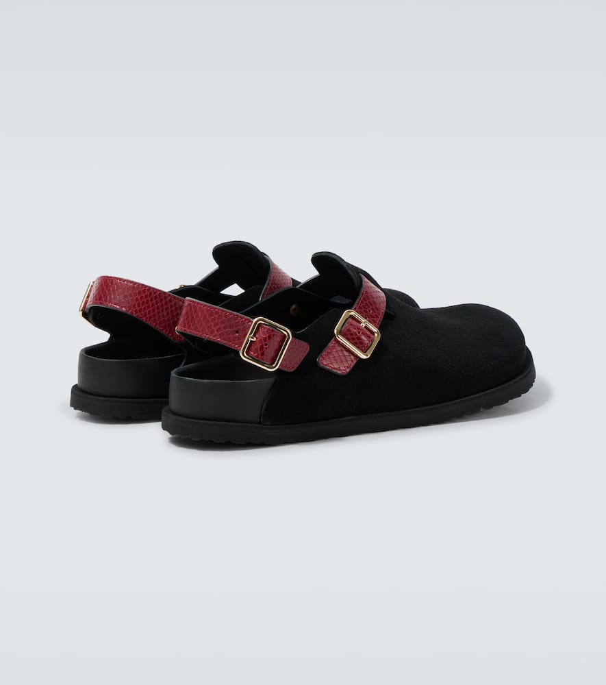 Birkenstock 1774 Tokio Cazador suede clogs