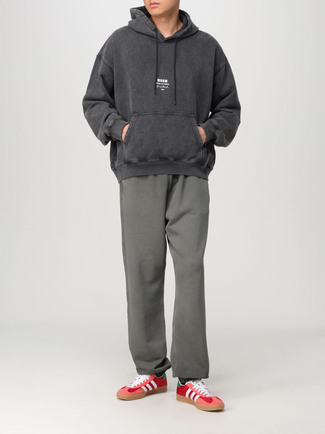 Sweatshirt Men color Grey