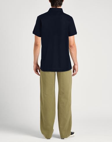 Man Polo shirt Midnight blue Size M Cotton