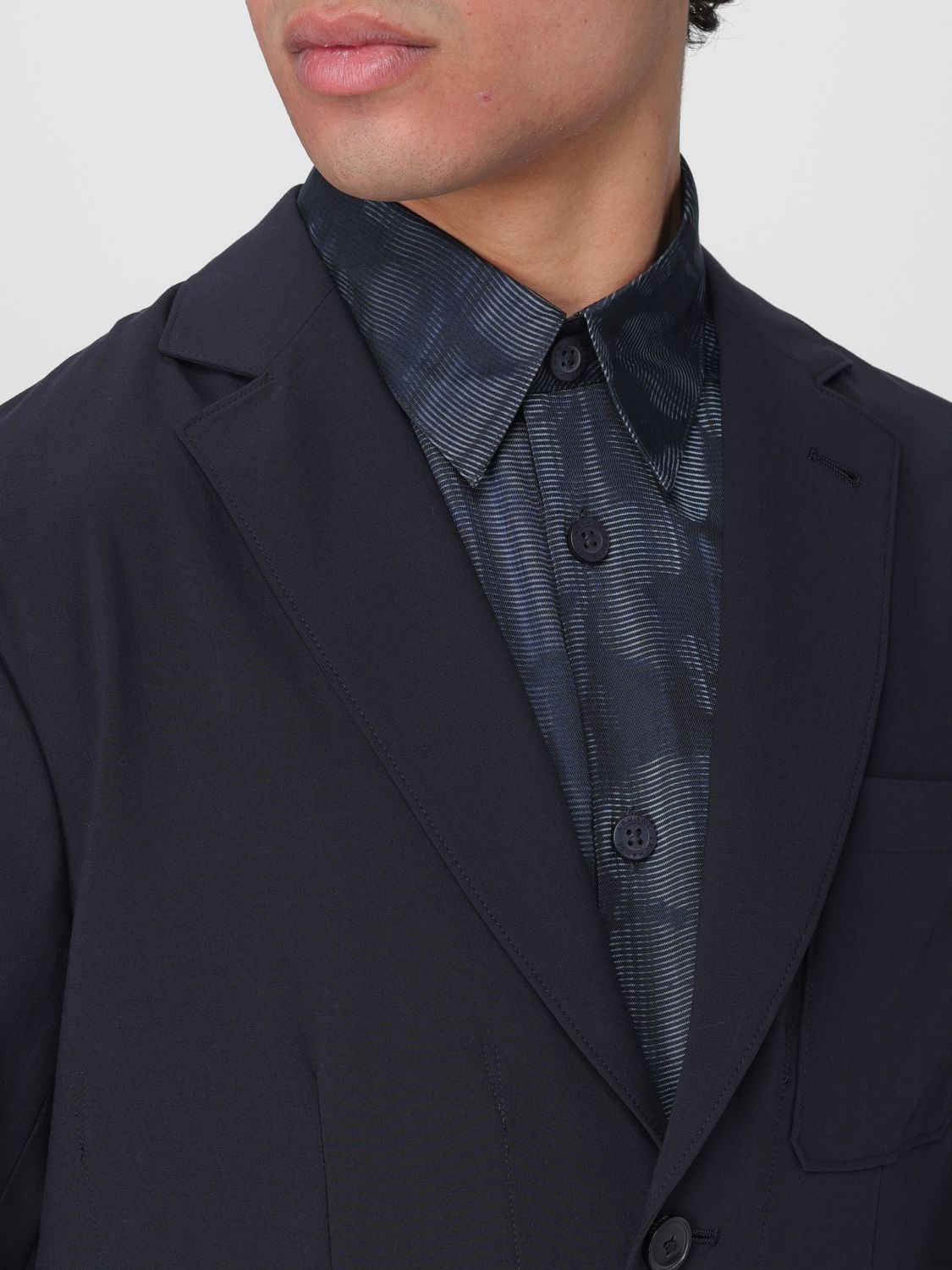 Blazer Men color Navy