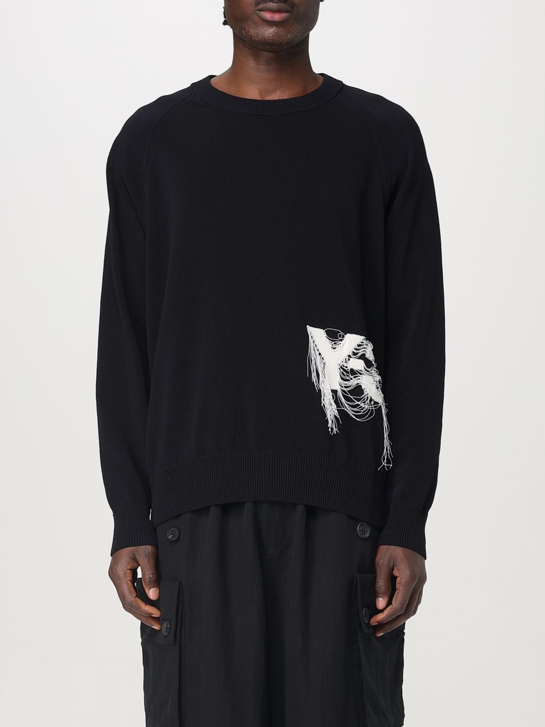 Recycled Polyester Sweater With Embroidered Logo