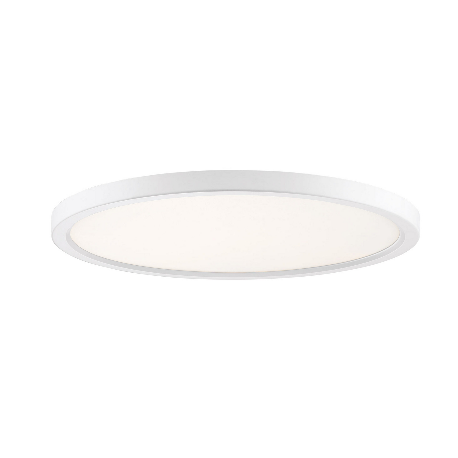 Outskirts LED Flush Mount in Matte White
