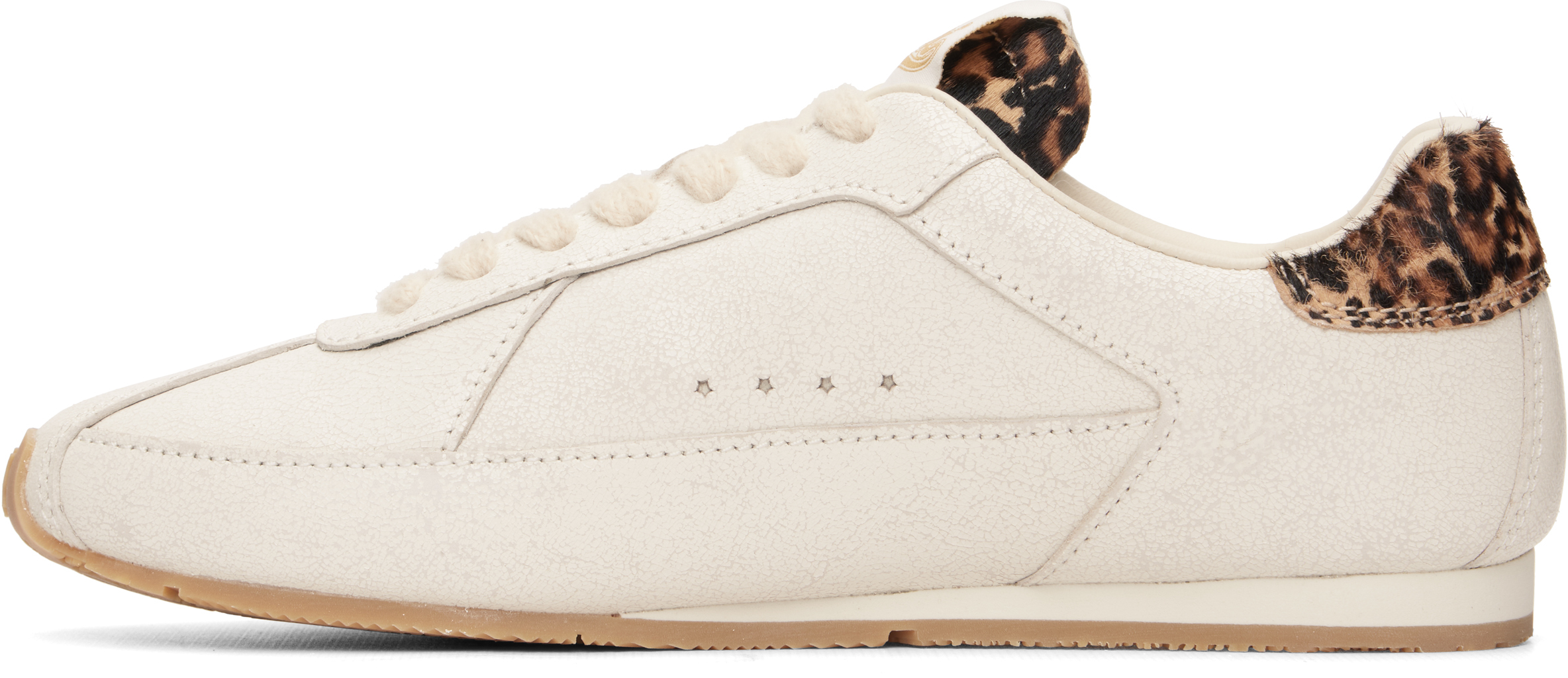 Off-White Leopard Pacific Flat Sneakers