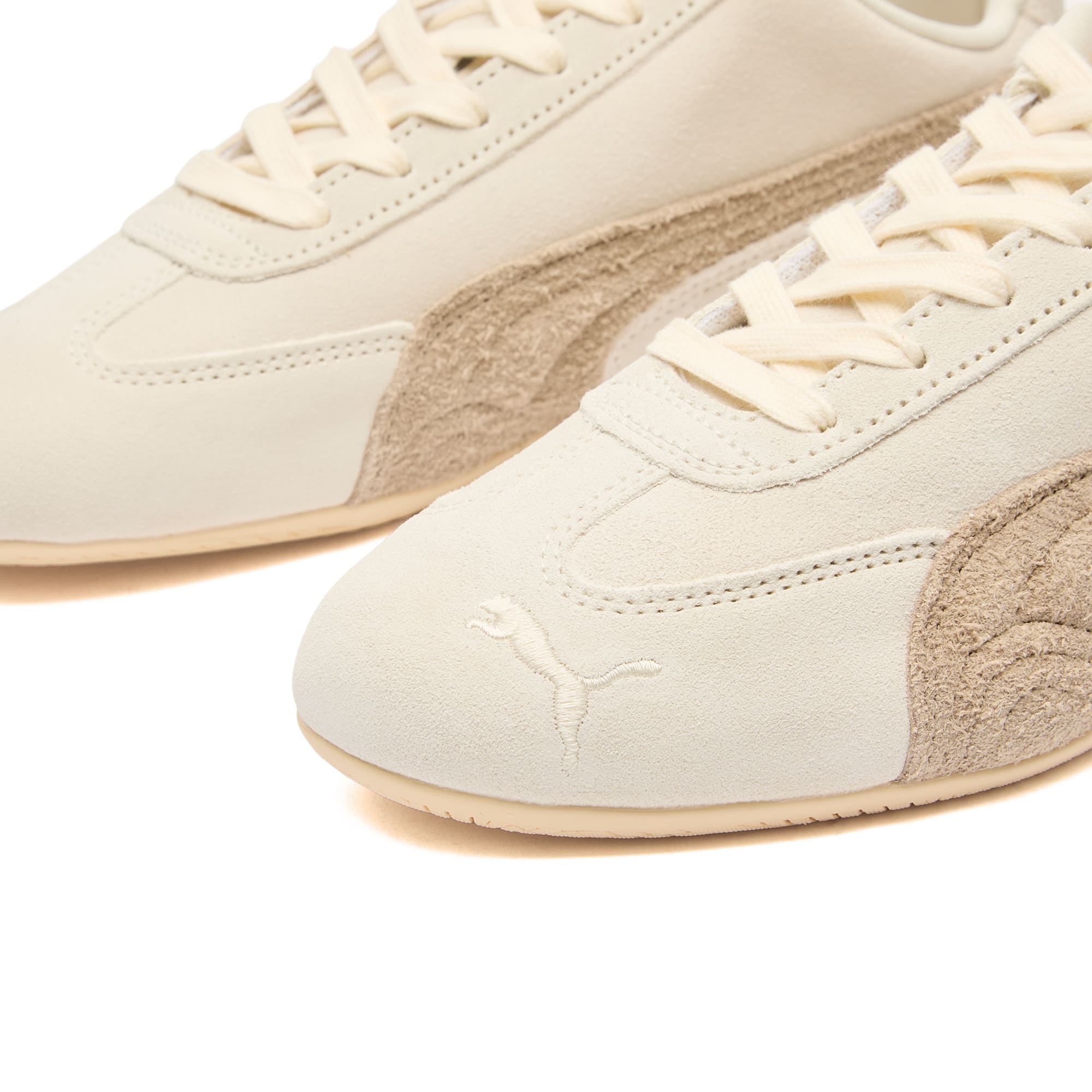 Women's Speedcat Elevated Sneaker in Warm White/Ice Coffee