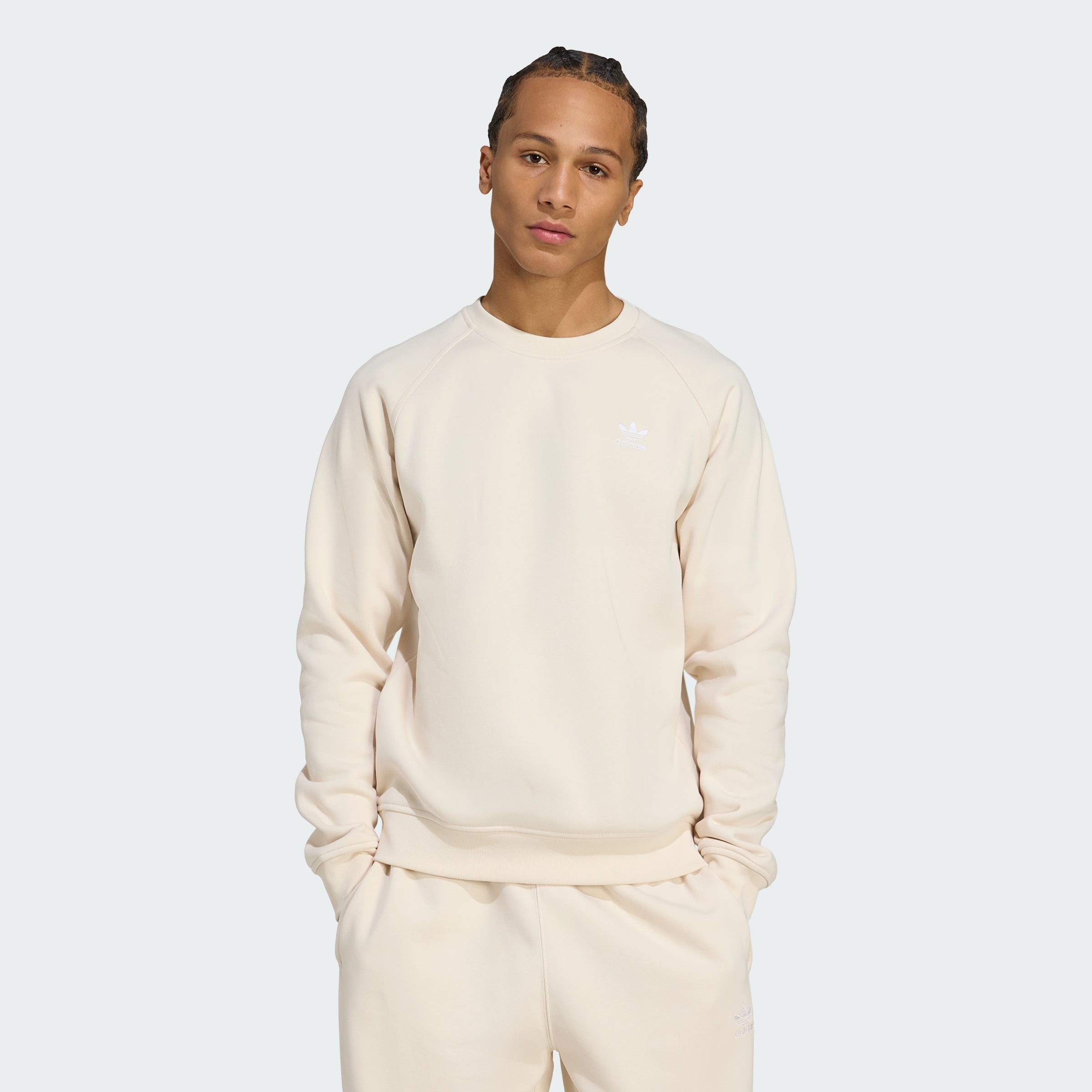 Men's Trefoil Essentials Crew Sweatshirt