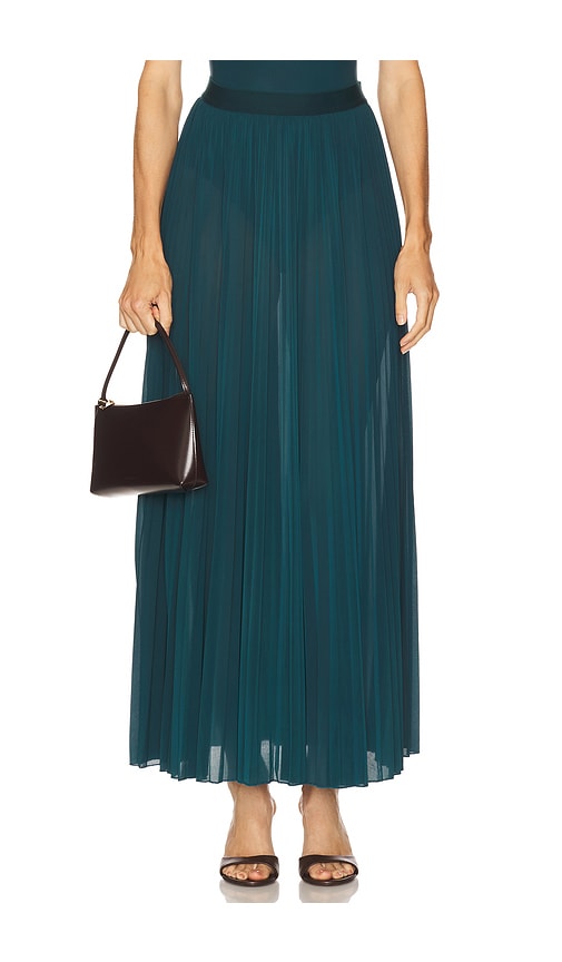 Ronny Kobo Mist Skirt in Teal. - L also in S