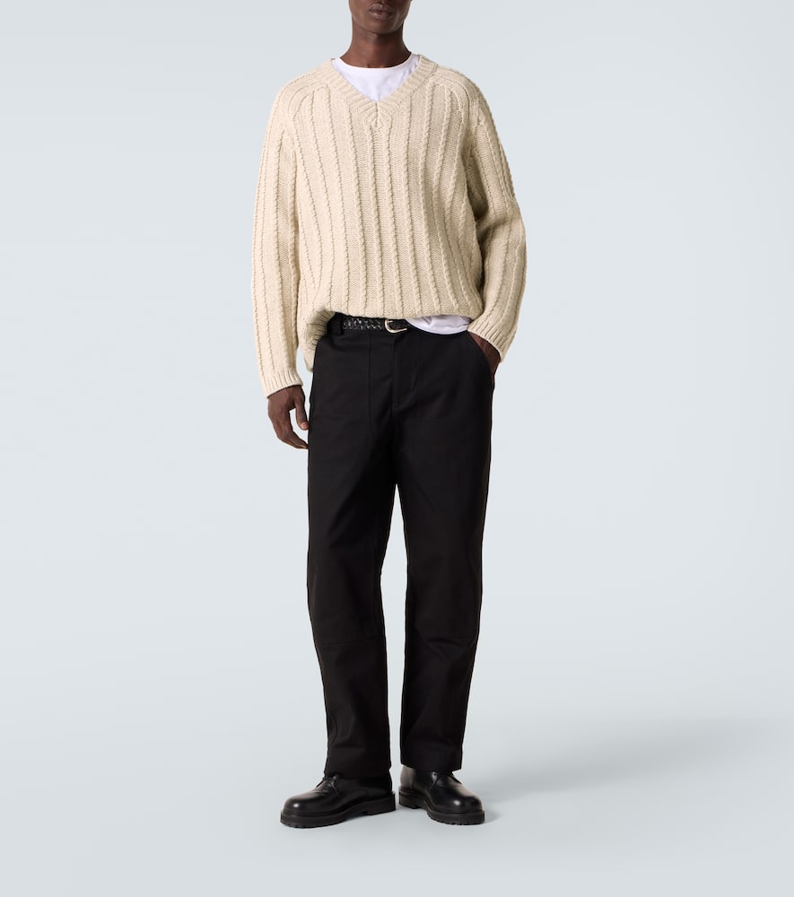 X Aaron Levine Sussex virgin wool sweater
