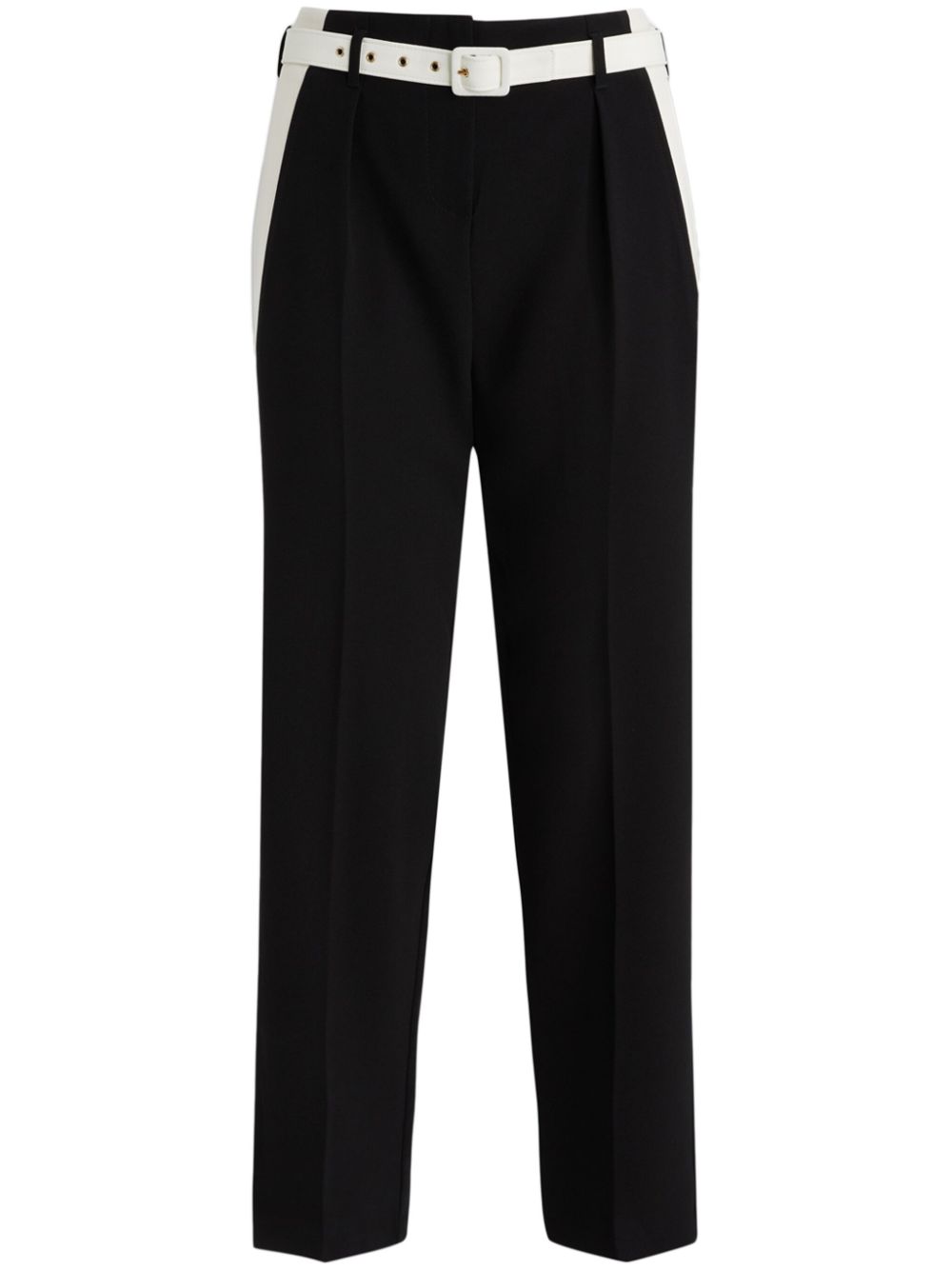 Two-tone trousers - Black