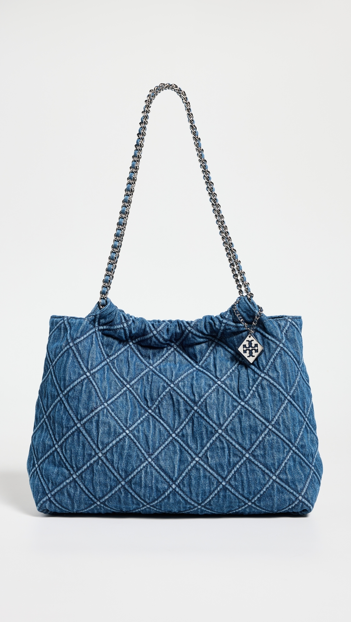 Fleming Soft Denim Drawstring Bag Denim One Size