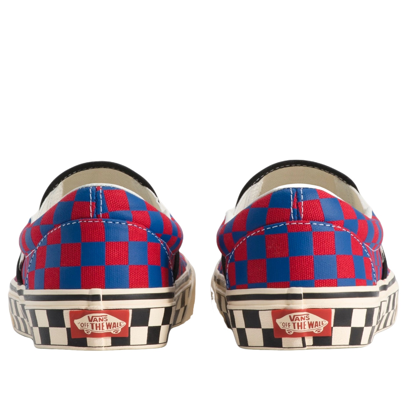 Classic Slip-On Checkerboard 'Red Blue'