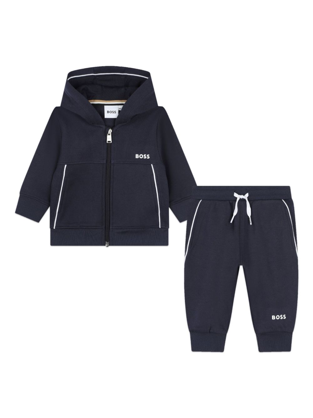 Logo-print tracksuit set - Blue