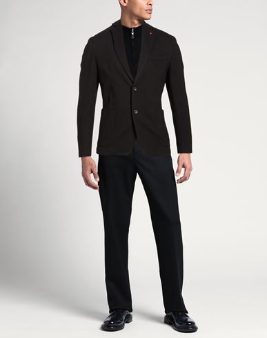 Man Blazer Black Size 40 Viscose, Polyamide, Elastane