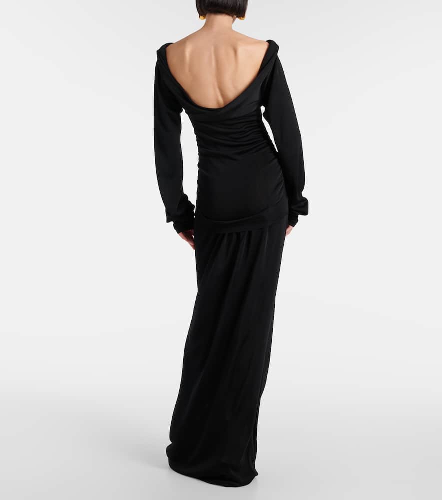 Fable draped maxi dress