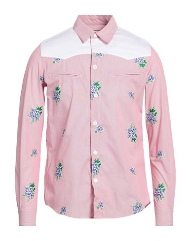 Man Shirt Red Size S Cotton
