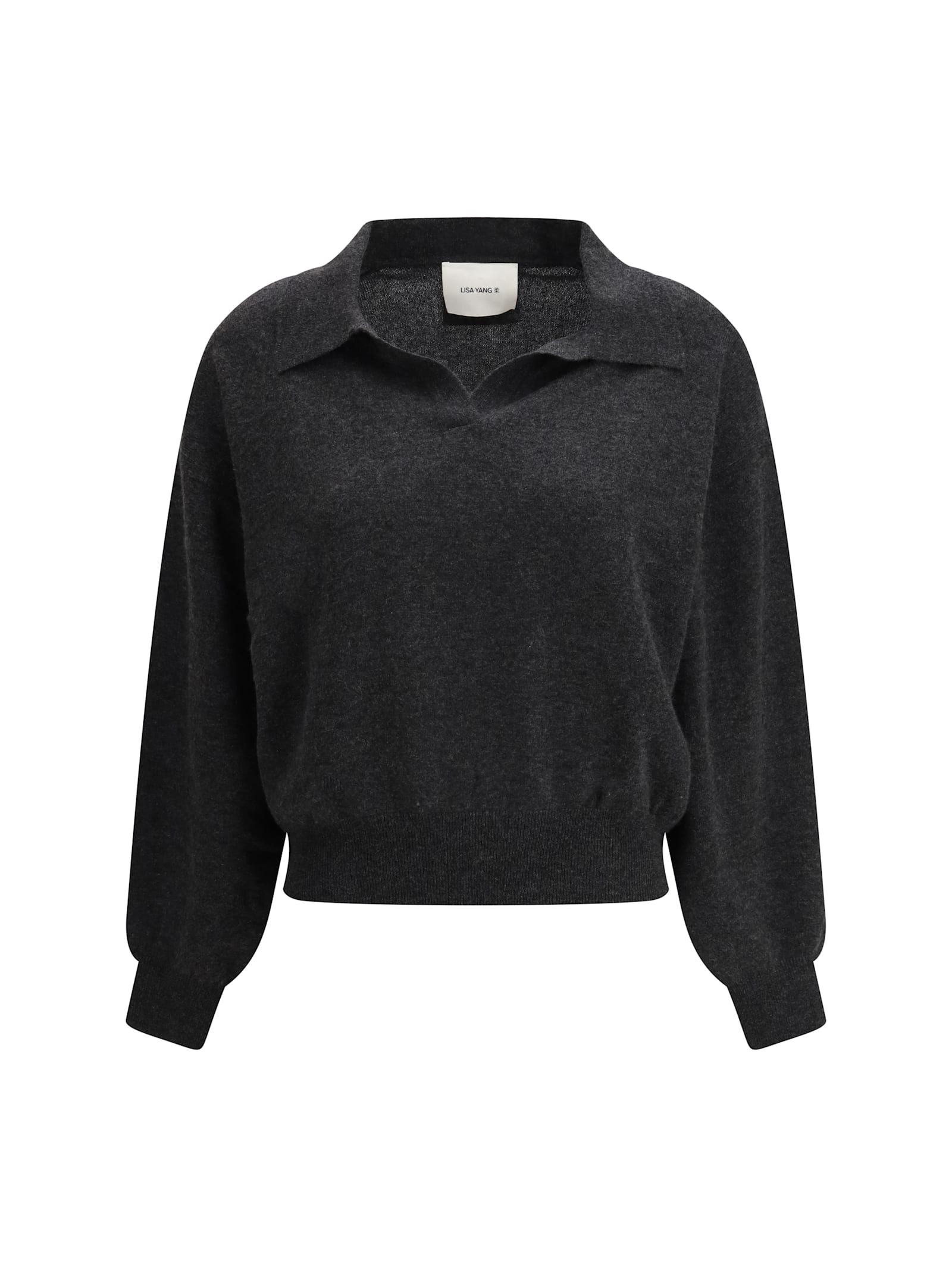 Katriel Polo Sweater Knitwear Grey