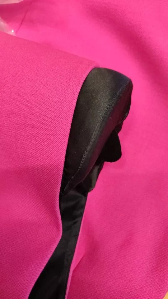 Virgin Wool Sleeveless Mini Dress — Pink