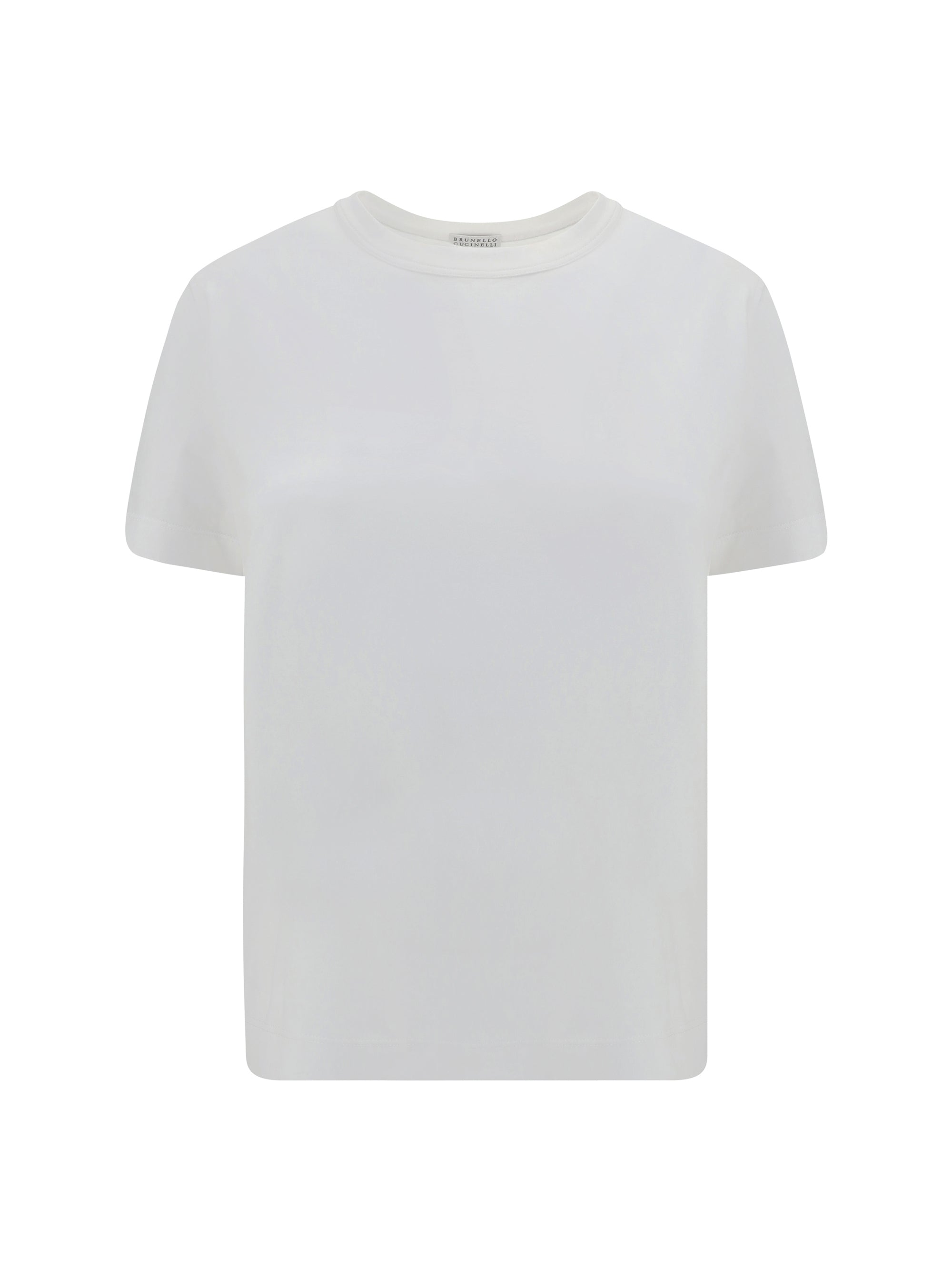 Cotton Crew Neck T-Shirt — White