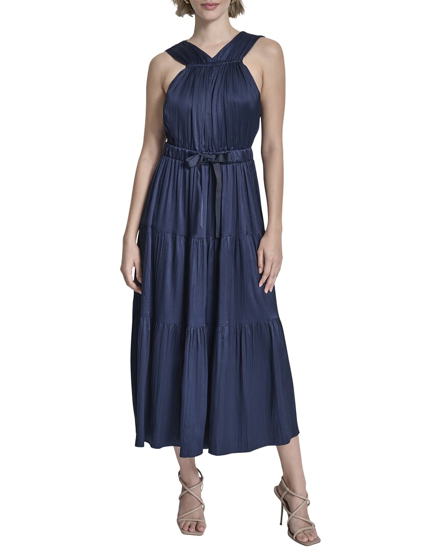 V-Neck Halter Dress
