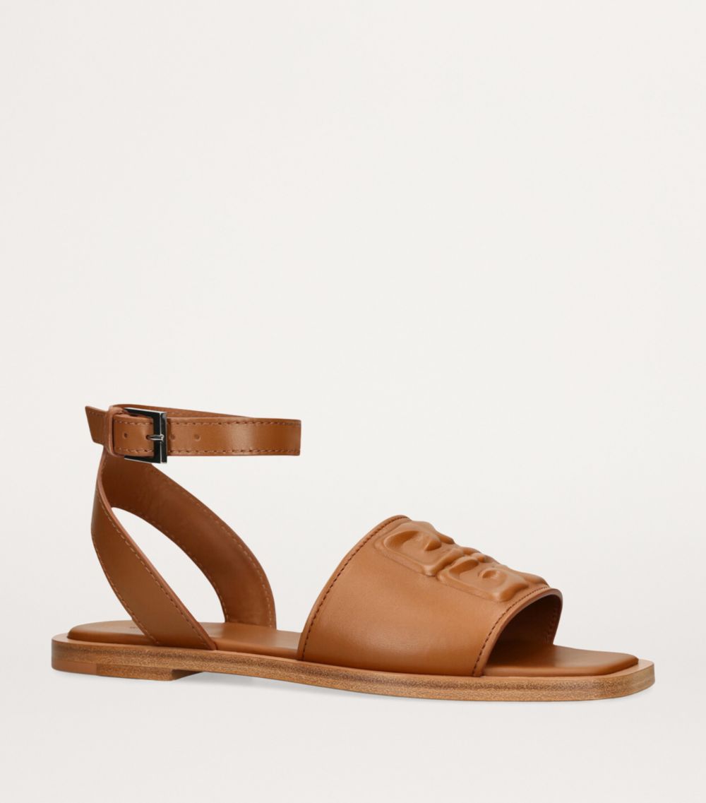 Leather 4G Liquid Sandals