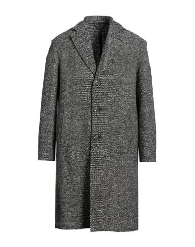Man Coat Black Size 40 Virgin Wool