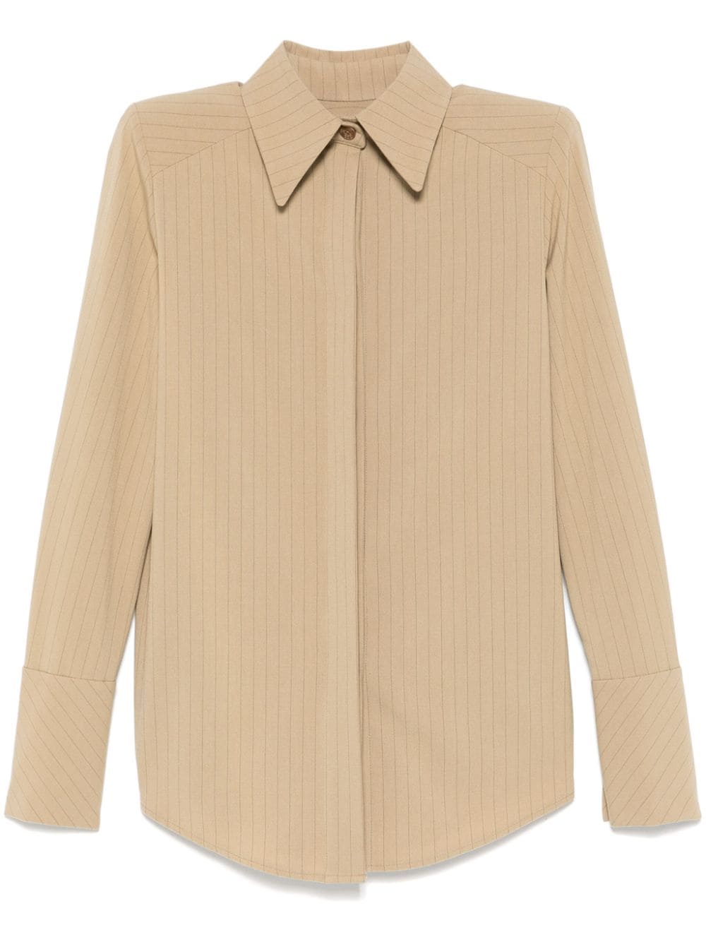 Pinstriped shirt - Neutrals