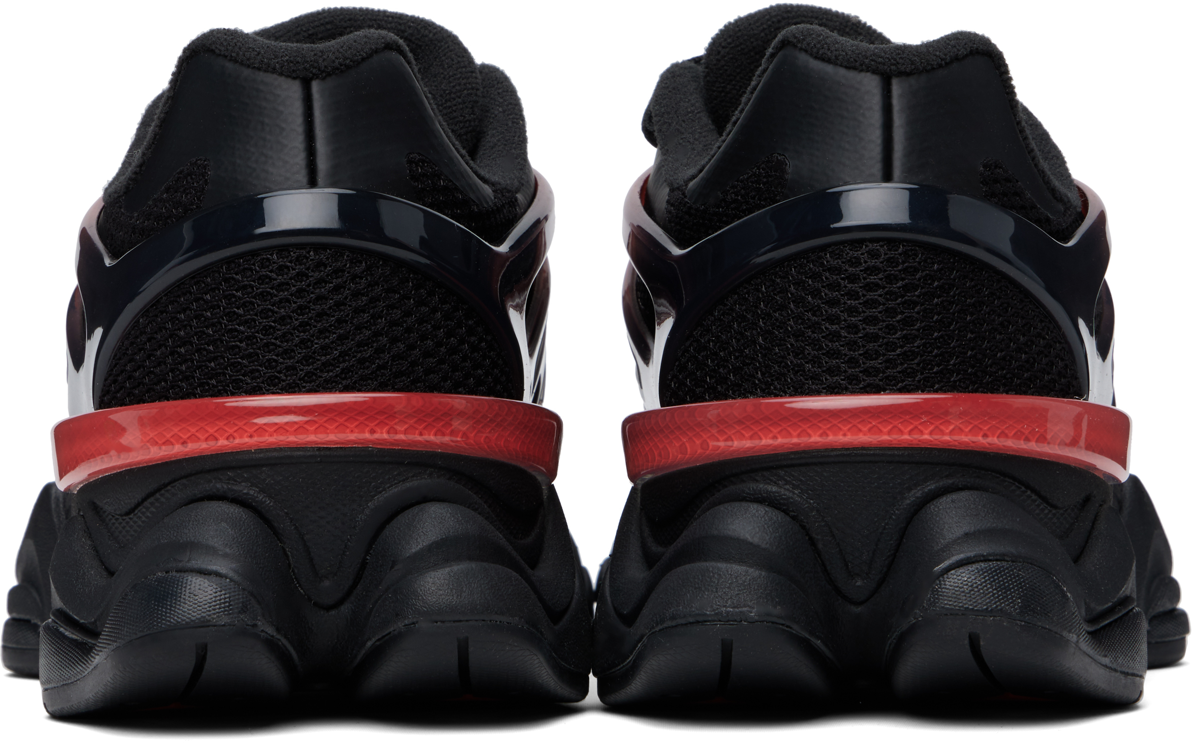 New Balance Black & Red 9060 X Sneakers