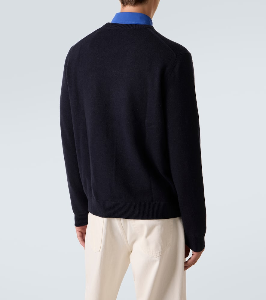 Argyle cashmere sweater
