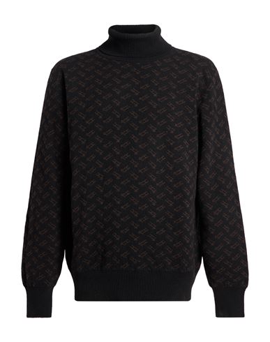Man Turtleneck Black Size 40 Virgin Wool