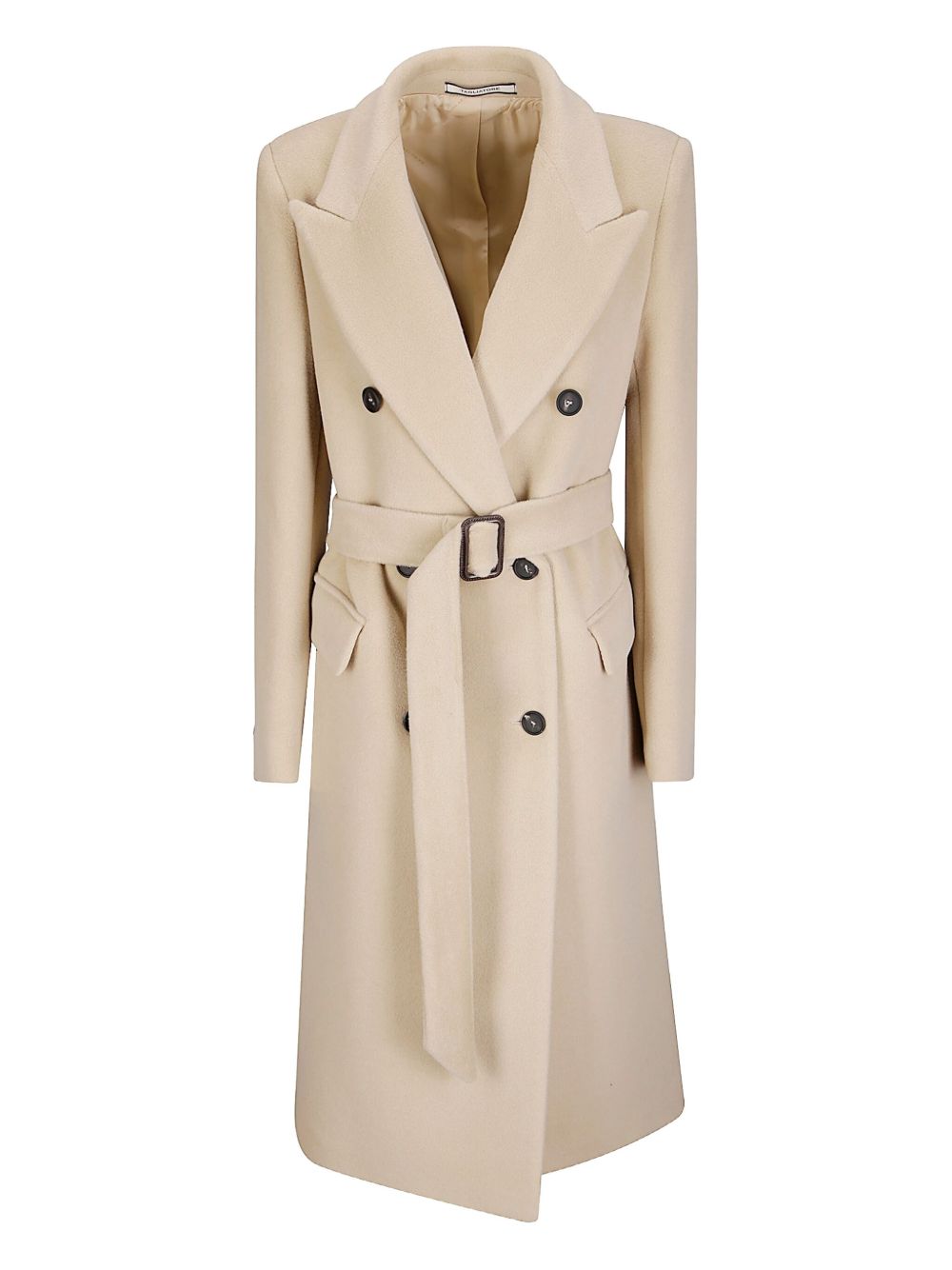 Wool double-breasted coat