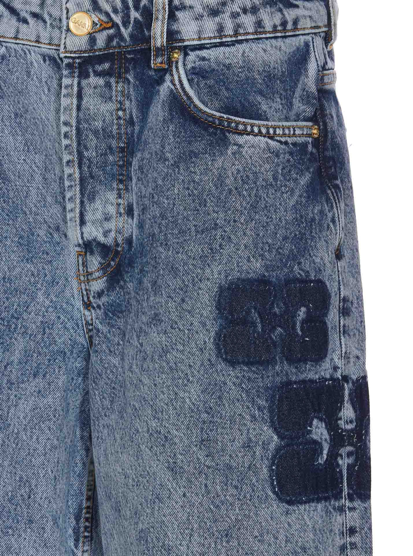 Izey Patch Logo Denim Jeans