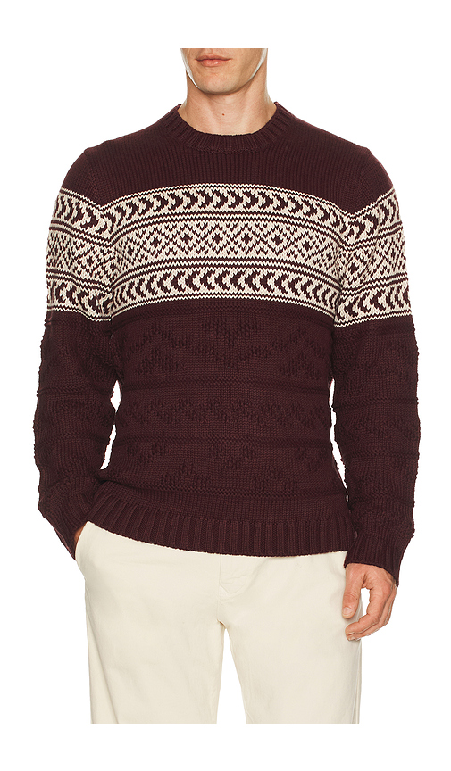 Marine layer jersey textured en color burgundy L también en M, S, XL/1X