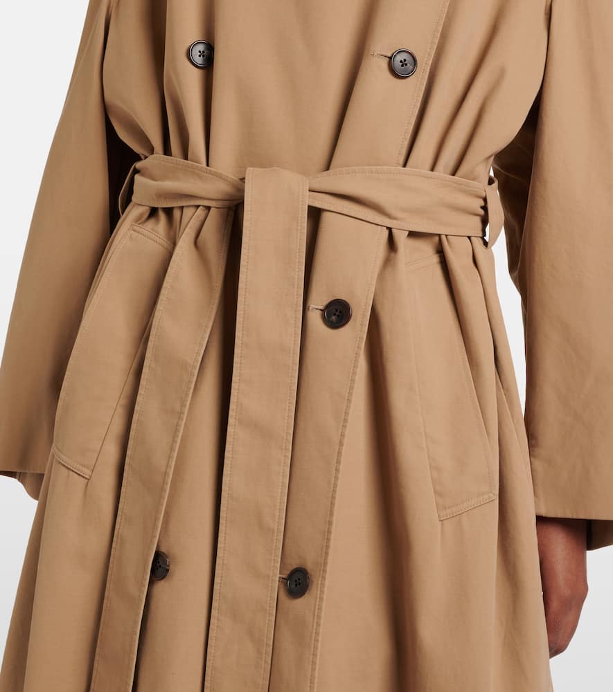 Dester cotton and cashmere trench coat