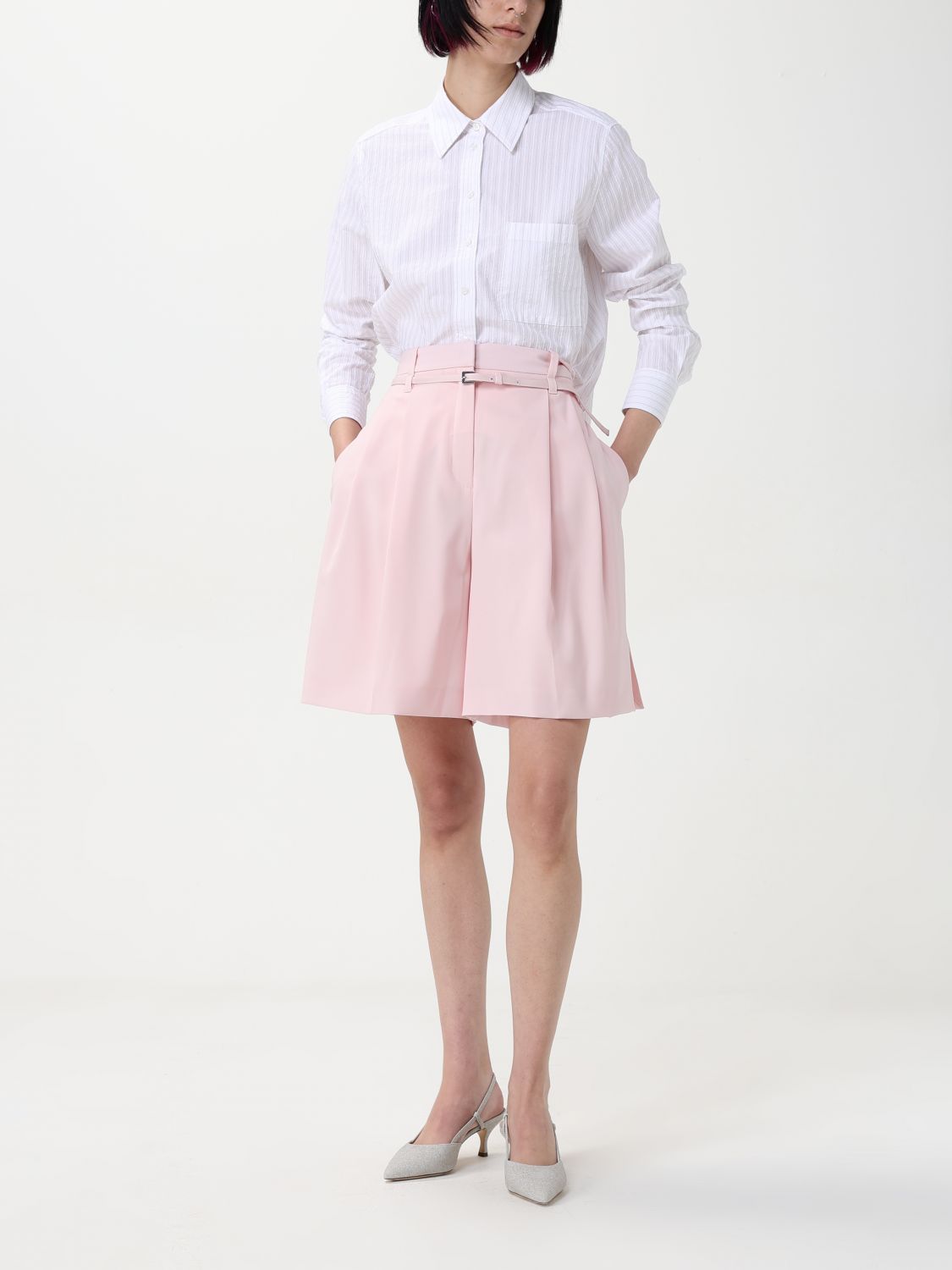 Pants BOSS Woman color Pink