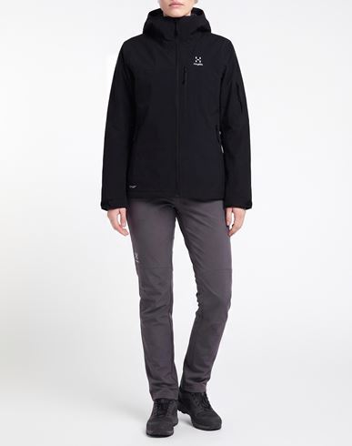 Haglöfs Woman Jacket Black Size S Recycled polyester