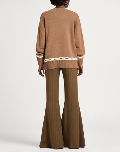 Woman Sweater Camel Size 10 Recycled wool, EcoVero viscose, Recycled polyamide, Recycled cashmere