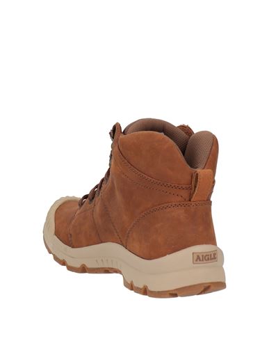 Woman Ankle boots Camel Size 6 Leather, Textile fibers