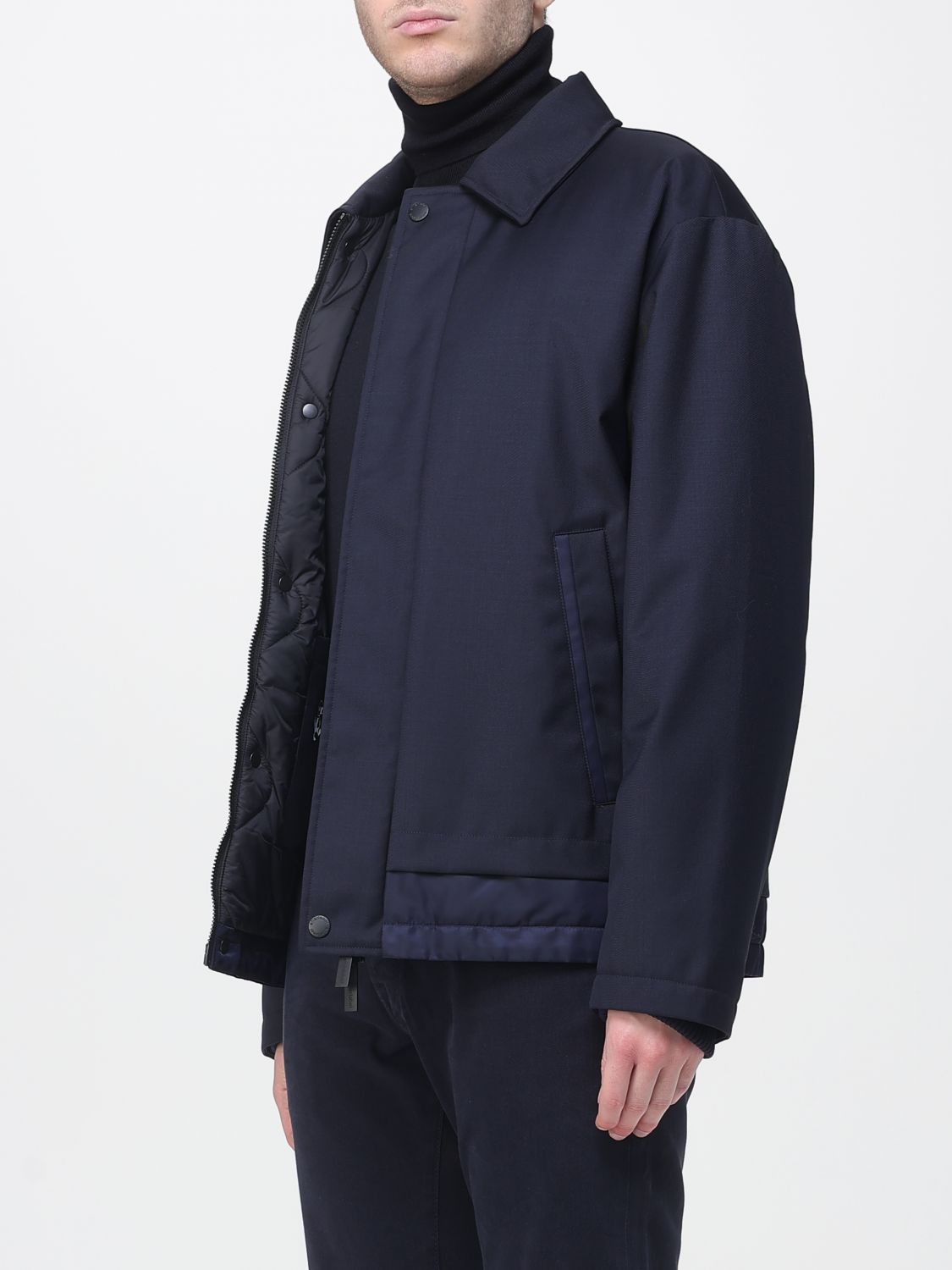 Jacket Men color Blue
