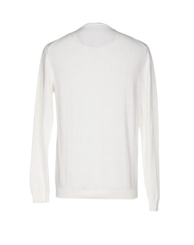 Man Sweater Ivory Size 44 Cotton