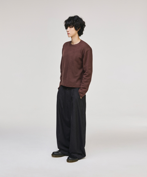 Cropped Rolling Round Knit