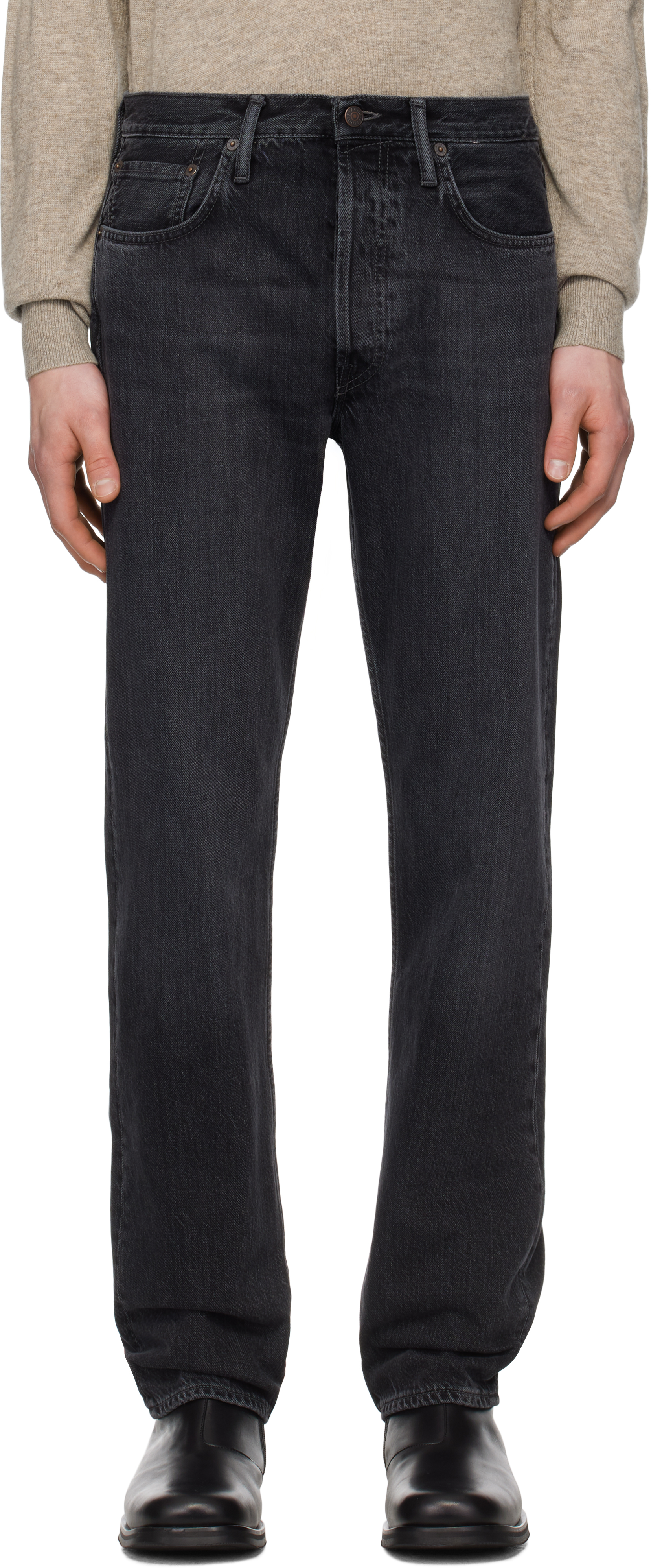 Acne Studios Black Regular Fit 1996 Jeans