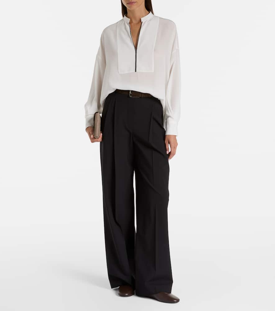 Monili silk blouse