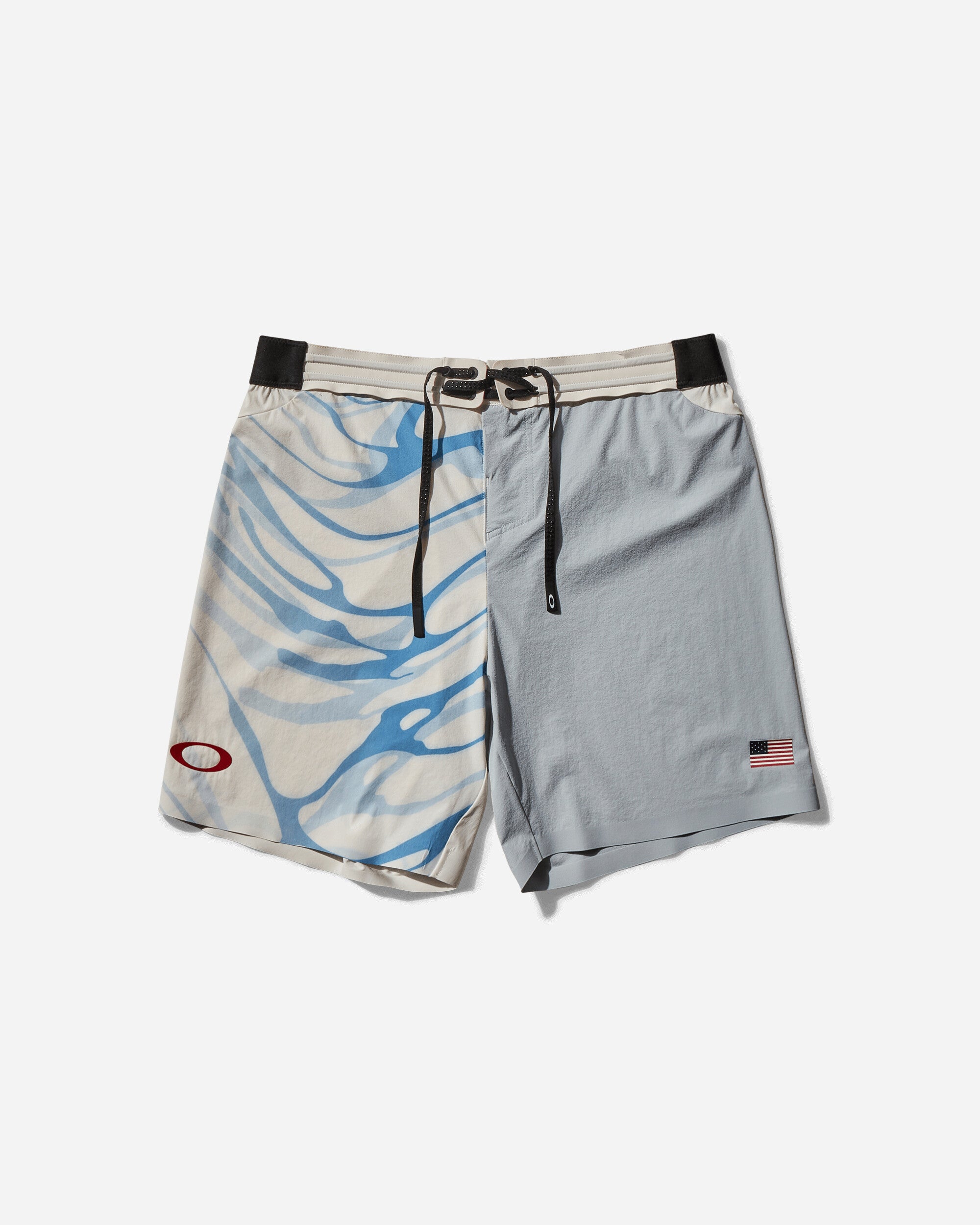 Men s Team USA Surfing 2-in-1 Boardshorts Gray Dust