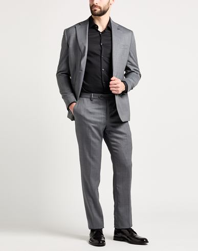 Man Suit Grey Size 46 Virgin Wool