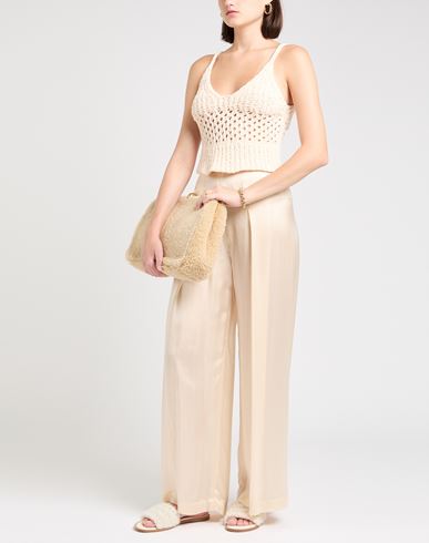 Woman Top Ivory Size S Polyester, Wool, Acrylic