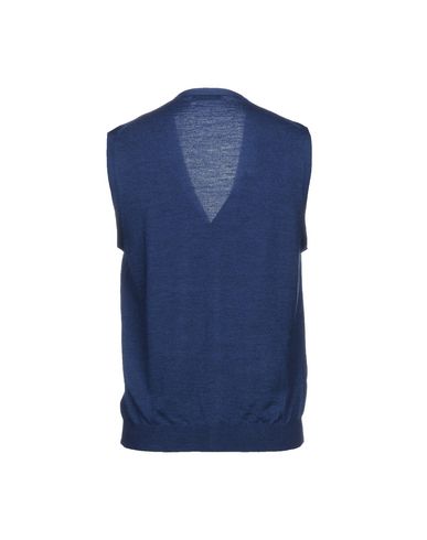 Man Cardigan Blue Size 46 Virgin Wool
