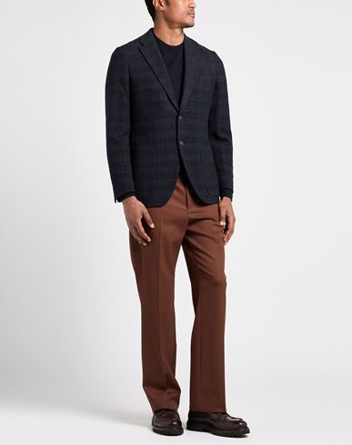 Man Blazer Midnight blue Size 36 Virgin Wool, Polyamide