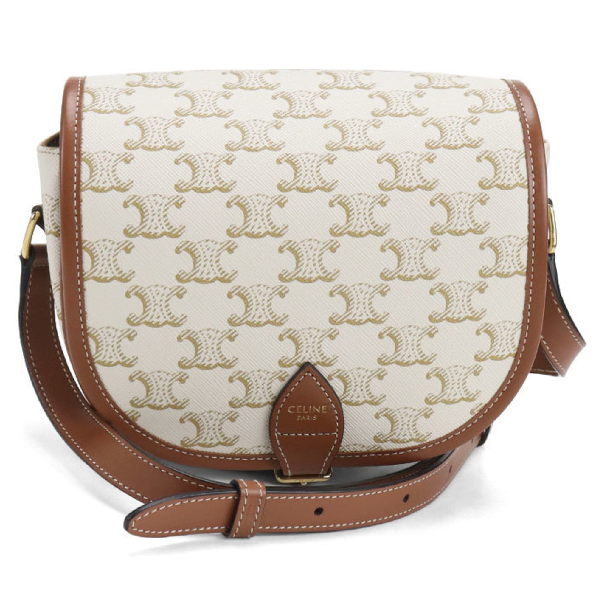 Celine White Pvc Shoulder Bag Pre-Owned