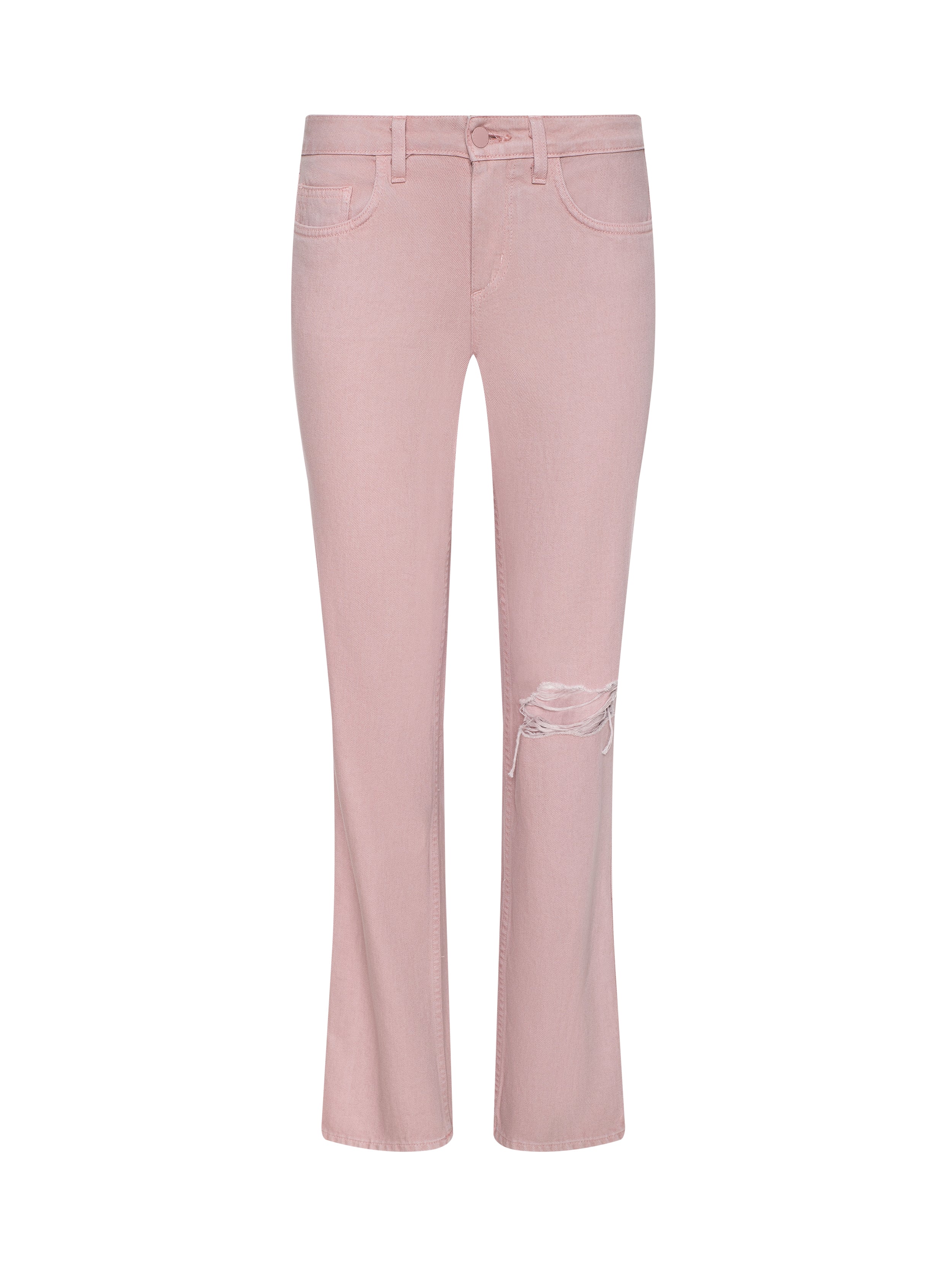 Armida Low-Rise Slouch Jean In Pale Rose Destruct