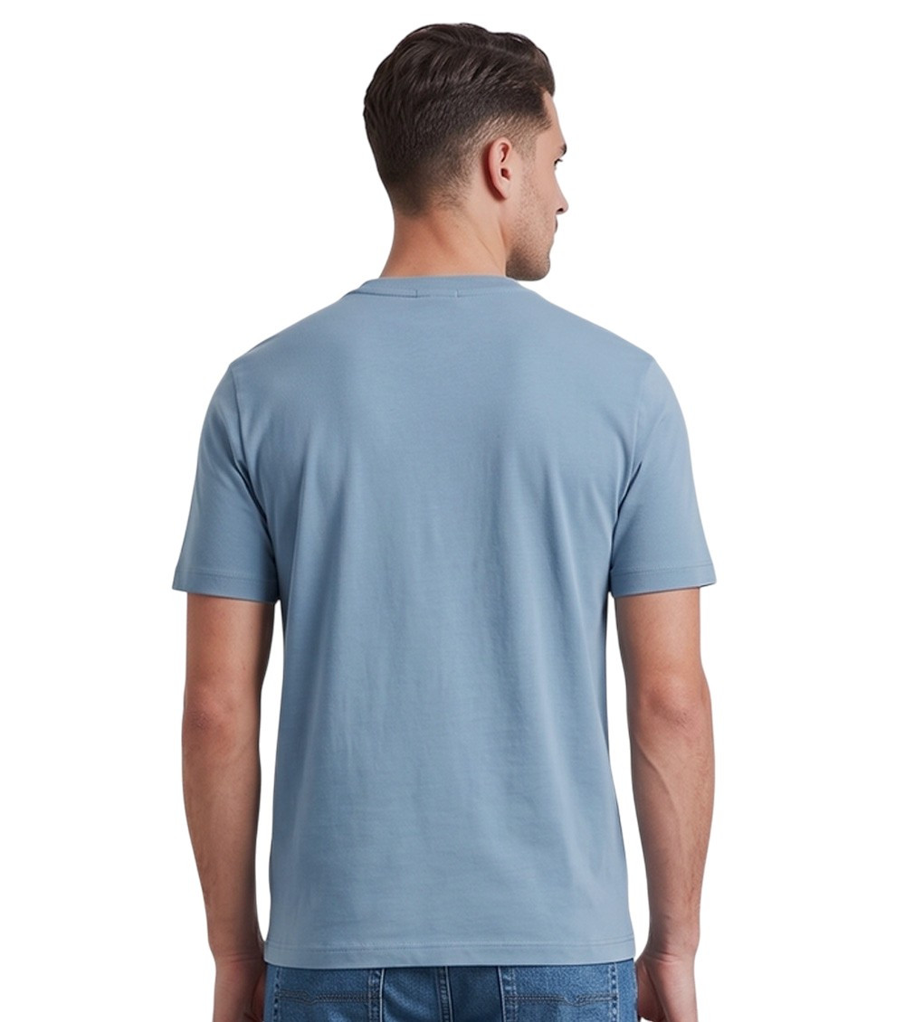 Light Blue Logo Crew Neck T-Shirt
