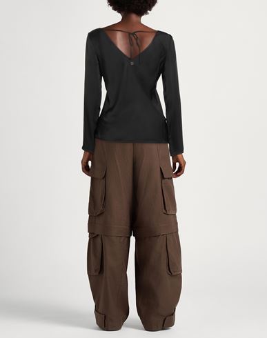 Woman Top Black Size 2 Viscose